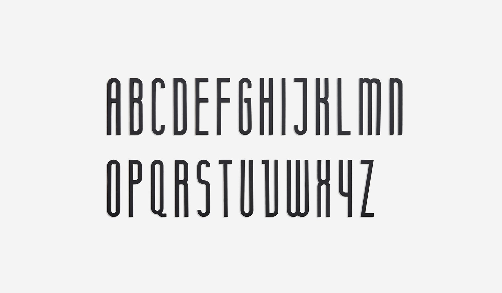 Numéros et lettres Tissi — vue de présentation